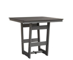 Hudson 40" x 40" Square Table - Bar Height Rockwood Outdoor Furniture MGP Graphite MGP Fog 