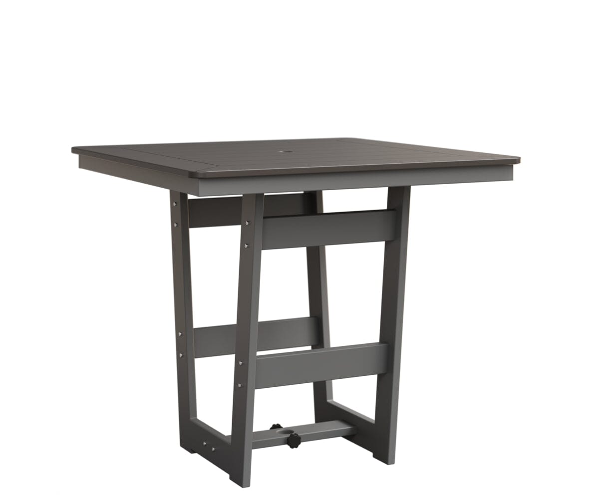 Hudson 40" x 40" Square Table - Bar Height Rockwood Outdoor Furniture MGP Graphite MGP Fog 