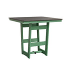 Hudson 40" x 40" Square Table - Counter Height Rockwood Outdoor Furniture MGP Graphite MGP Mint 