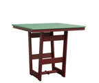 Hudson 40" x 40" Square Table - Bar Height Rockwood Outdoor Furniture MGP Mint MGP Red 