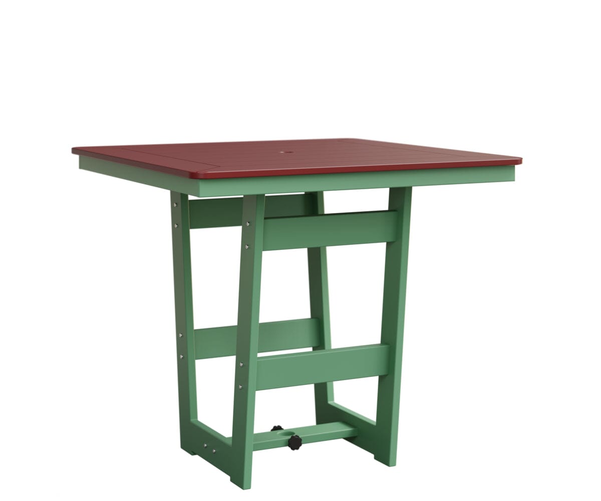 Hudson 40" x 40" Square Table - Counter Height Rockwood Outdoor Furniture MGP Red MGP Mint 