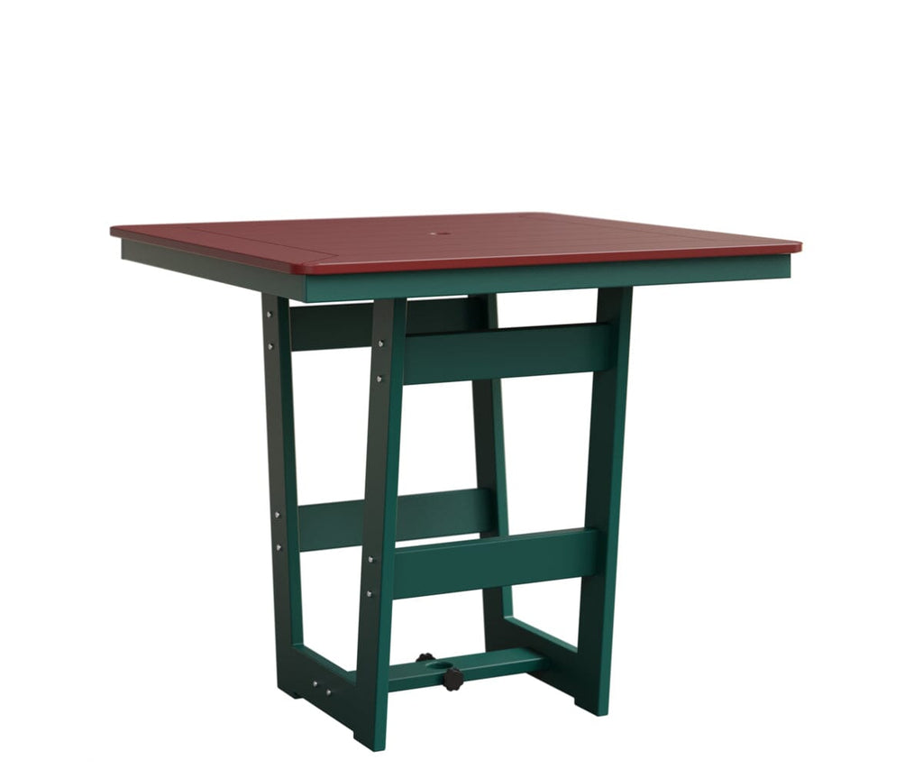 Hudson 40" x 40" Square Table - Bar Height Rockwood Outdoor Furniture MGP Red MGP Teal 