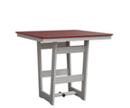 Hudson 40" x 40" Square Table - Counter Height Rockwood Outdoor Furniture MGP Red MGP White 