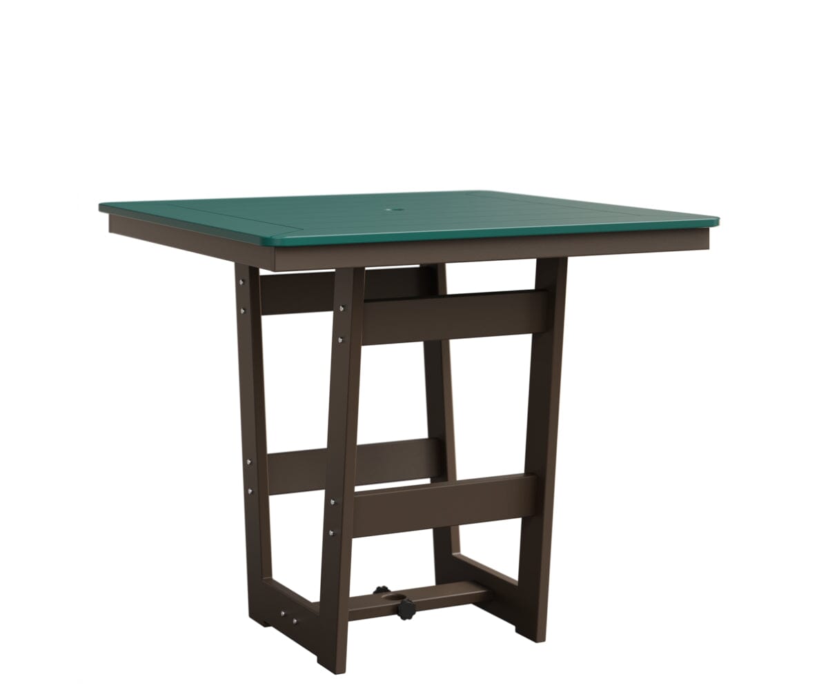 Hudson 40" x 40" Square Table - Bar Height Rockwood Outdoor Furniture MGP Teal MGP Clay 