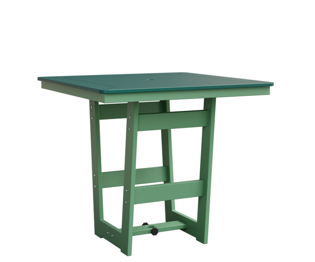 Hudson 40" x 40" Square Table - Bar Height Rockwood Outdoor Furniture MGP Teal MGP Mint 