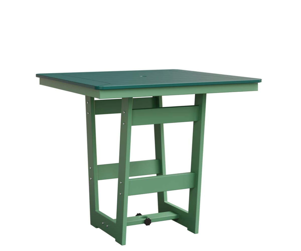 Hudson 40" x 40" Square Table - Bar Height Rockwood Outdoor Furniture MGP Teal MGP Mint 