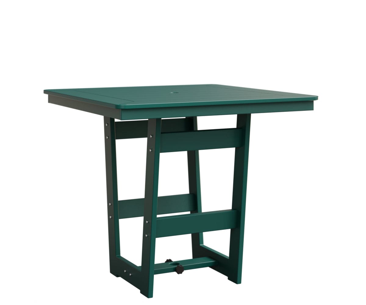 Hudson 40" x 40" Square Table - Bar Height Rockwood Outdoor Furniture MGP Teal MGP Teal 