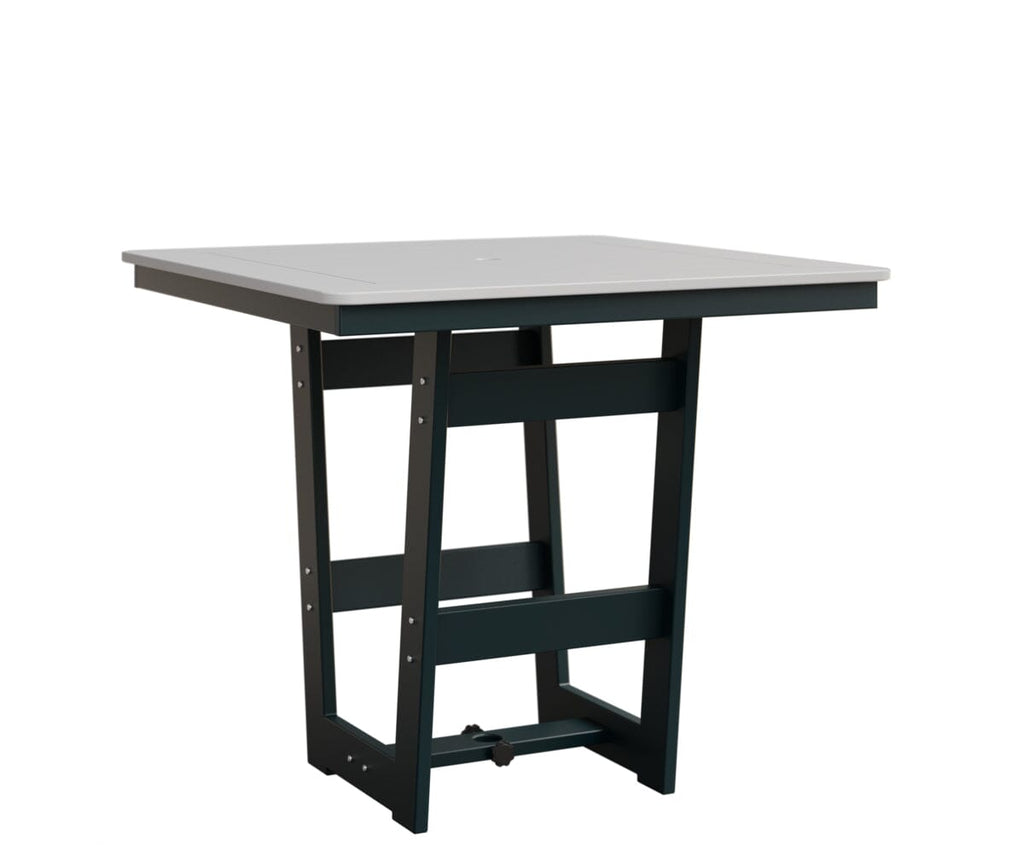 Hudson 40" x 40" Square Table - Bar Height Rockwood Outdoor Furniture MGP White MGP Berry 