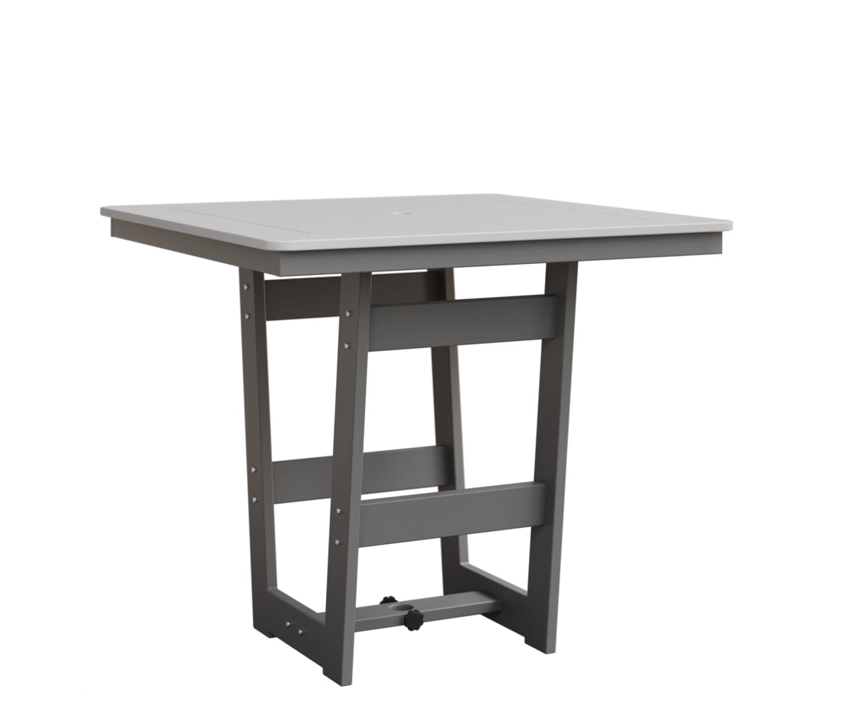 Hudson 40" x 40" Square Table - Counter Height Rockwood Outdoor Furniture MGP White MGP Fog 