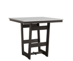 Hudson 40" x 40" Square Table - Bar Height Rockwood Outdoor Furniture MGP White MGP Graphite 