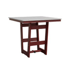 Hudson 40" x 40" Square Table - Counter Height Rockwood Outdoor Furniture MGP White MGP Red 