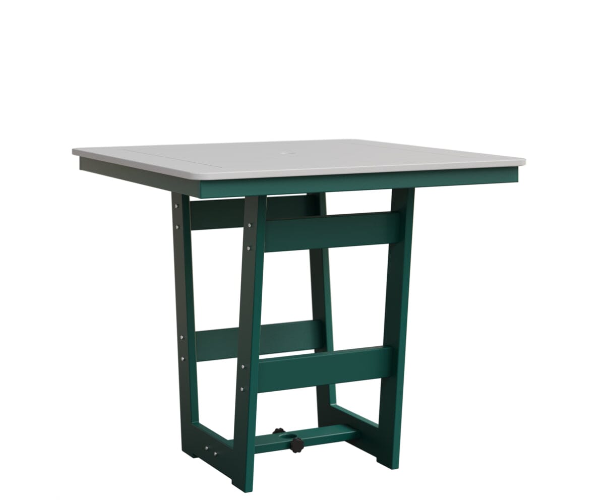 Hudson 40" x 40" Square Table - Counter Height Rockwood Outdoor Furniture MGP White MGP Teal 