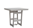 Hudson 40" x 40" Square Table - Bar Height Rockwood Outdoor Furniture MGP White MGP White 