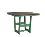 Hudson 40" x 40" Square Table - Dining Height Rockwood Outdoor Furniture Hammered Top: Bronze MGP Mint 