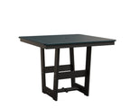 Hudson 40" x 40" Square Table - Dining Height Rockwood Outdoor Furniture MGP Berry MGP Black 