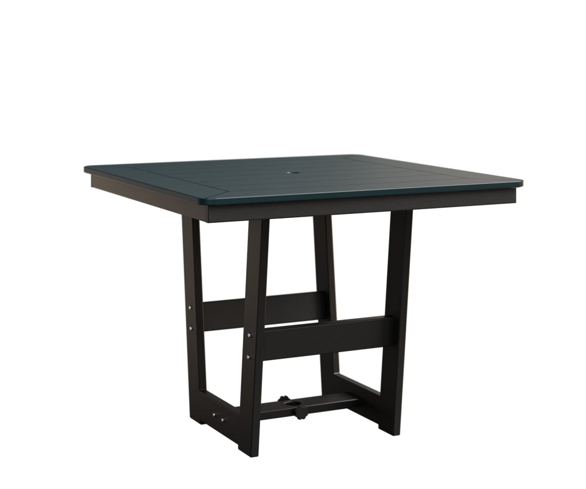 Hudson 40" x 40" Square Table - Dining Height Rockwood Outdoor Furniture MGP Berry MGP Black 