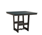 Hudson 40" x 40" Square Table - Dining Height Rockwood Outdoor Furniture MGP Berry MGP Graphite 
