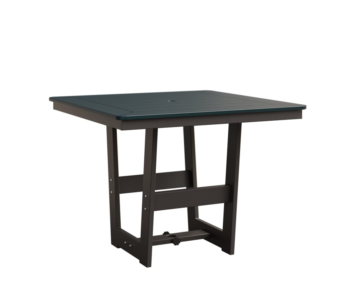 Hudson 40" x 40" Square Table - Dining Height Rockwood Outdoor Furniture MGP Berry MGP Graphite 