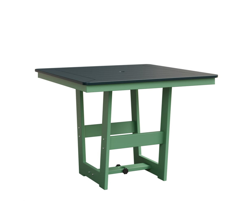 Hudson 40" x 40" Square Table - Dining Height Rockwood Outdoor Furniture MGP Berry MGP Mint 