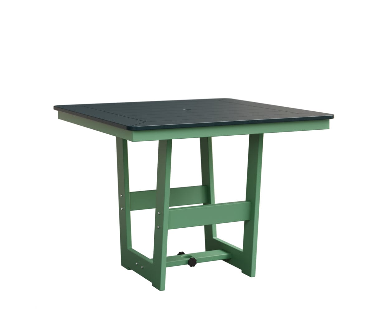Hudson 40" x 40" Square Table - Dining Height Rockwood Outdoor Furniture MGP Berry MGP Mint 