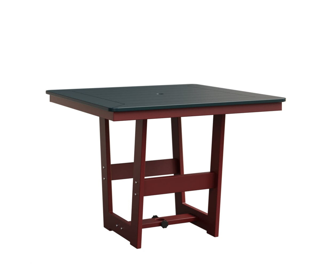 Hudson 40" x 40" Square Table - Dining Height Rockwood Outdoor Furniture MGP Berry MGP Red 