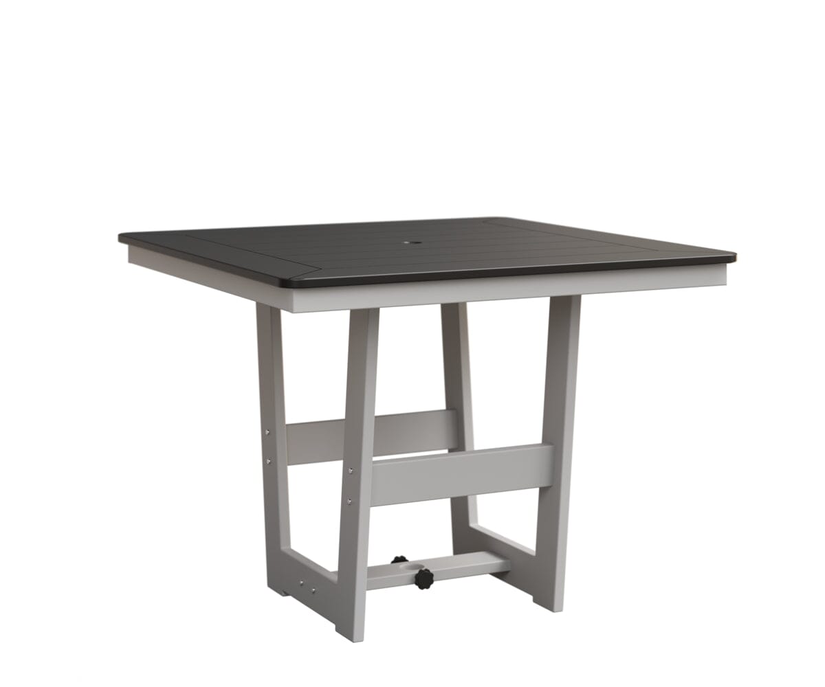 Hudson 40" x 40" Square Table - Dining Height Rockwood Outdoor Furniture MGP Black MGP White 