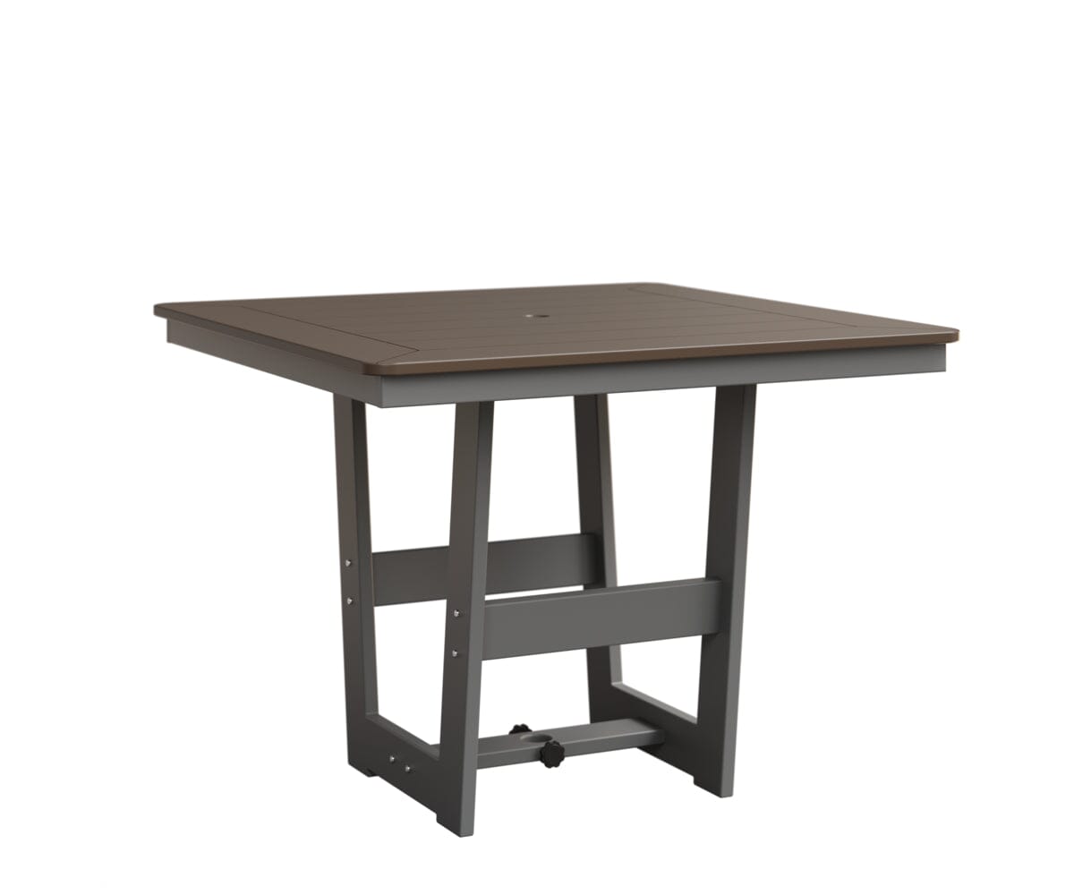 Hudson 40" x 40" Square Table - Dining Height Rockwood Outdoor Furniture MGP Clay MGP Fog 