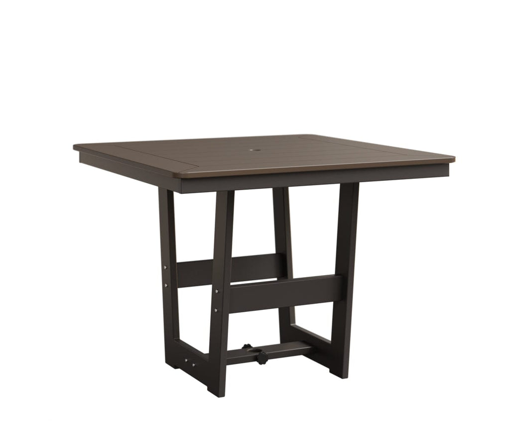 Hudson 40" x 40" Square Table - Dining Height Rockwood Outdoor Furniture MGP Clay MGP Graphite 