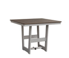 Hudson 40" x 40" Square Table - Dining Height Rockwood Outdoor Furniture MGP Clay MGP White 