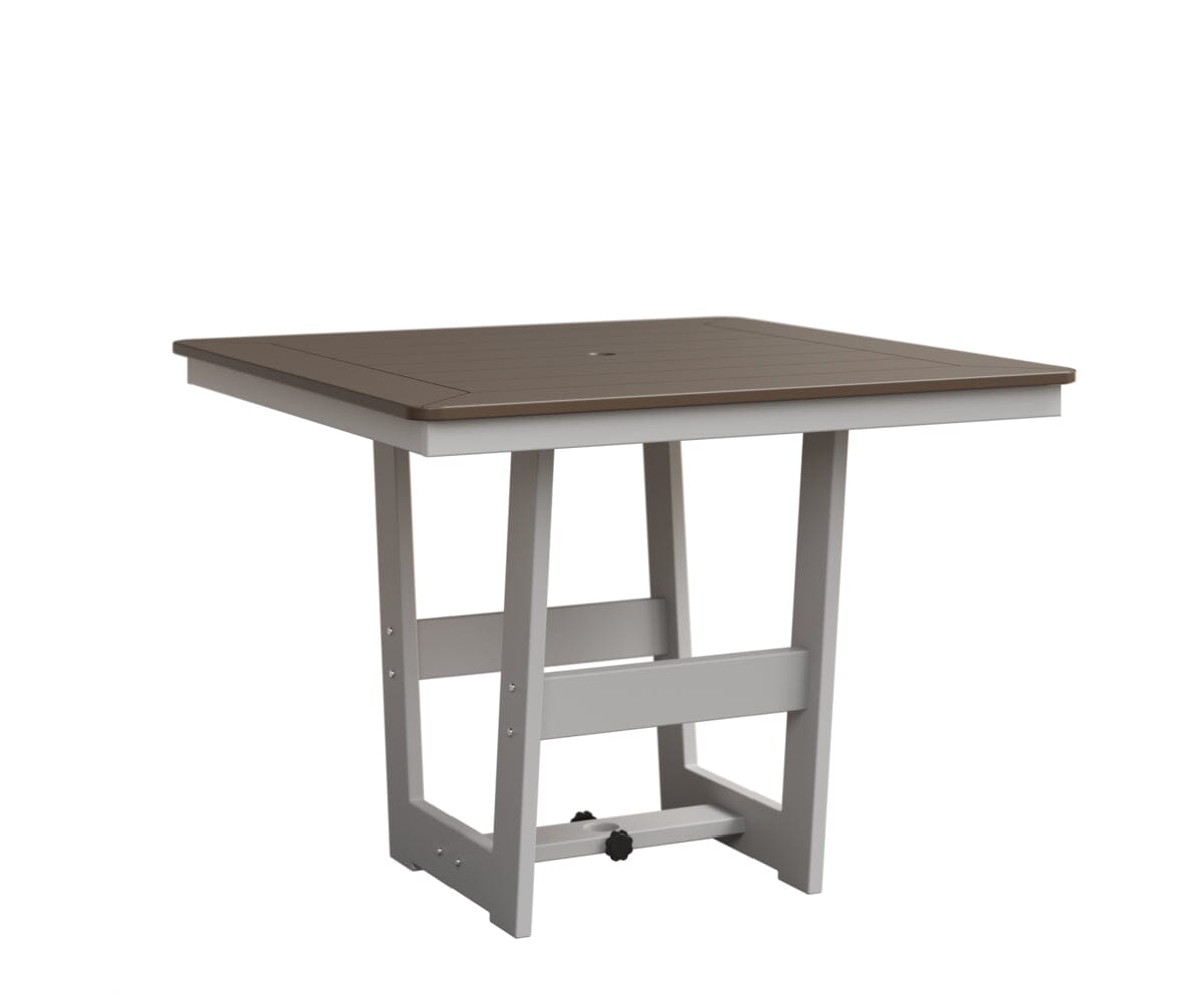 Hudson 40" x 40" Square Table - Dining Height Rockwood Outdoor Furniture MGP Clay MGP White 