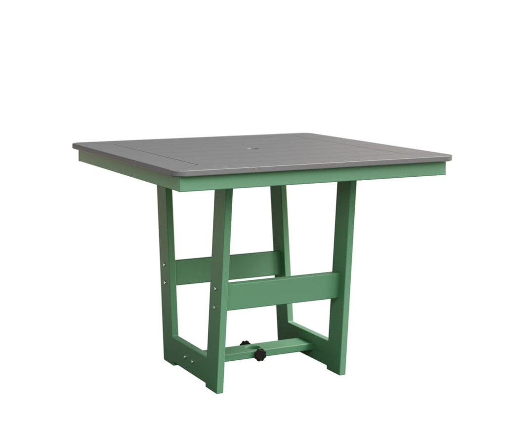 Hudson 40" x 40" Square Table - Dining Height Rockwood Outdoor Furniture MGP Fog MGP Mint 