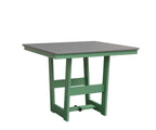 Hudson 40" x 40" Square Table - Dining Height Rockwood Outdoor Furniture MGP Fog MGP Mint 