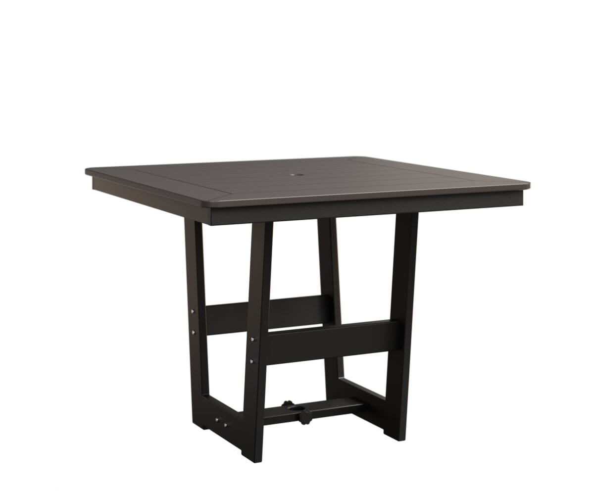 Hudson 40" x 40" Square Table - Dining Height Rockwood Outdoor Furniture MGP Graphite MGP Black 