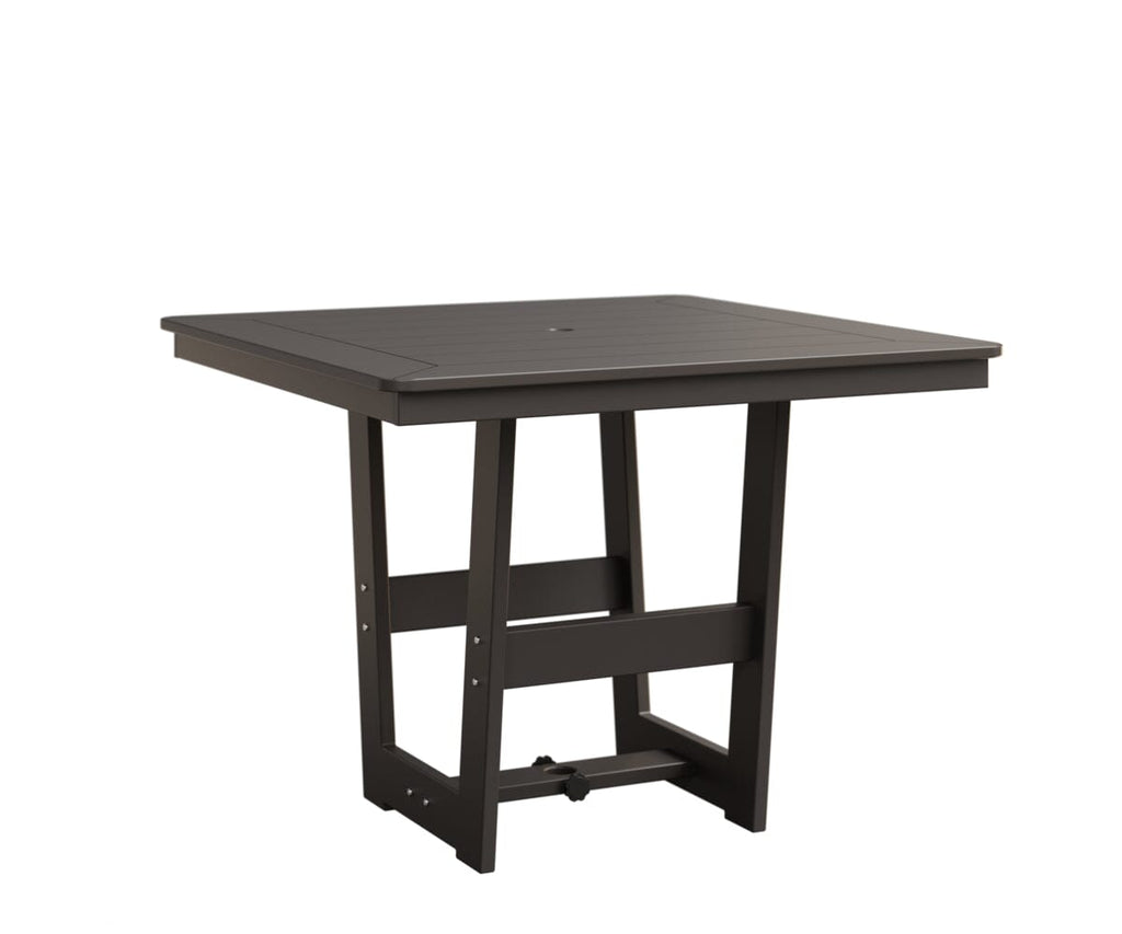 Hudson 40" x 40" Square Table - Dining Height Rockwood Outdoor Furniture MGP Graphite MGP Graphite 