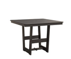 Hudson 40" x 40" Square Table - Dining Height Rockwood Outdoor Furniture MGP Graphite MGP Graphite 