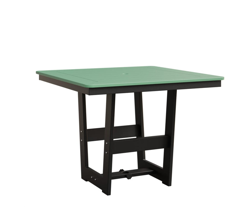 Hudson 40" x 40" Square Table - Dining Height Rockwood Outdoor Furniture MGP Mint MGP Black 