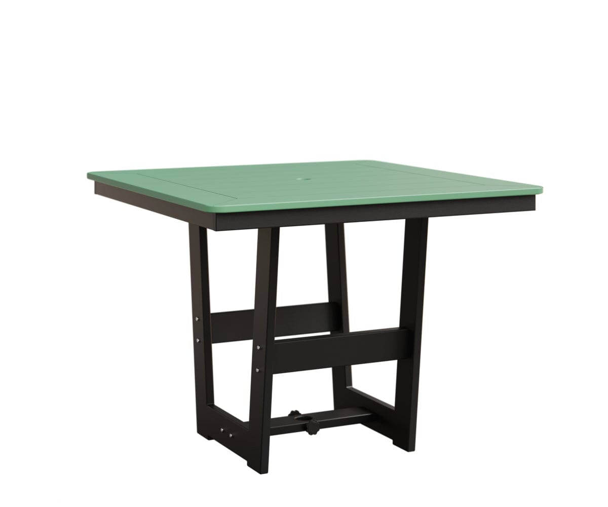 Hudson 40" x 40" Square Table - Dining Height Rockwood Outdoor Furniture MGP Mint MGP Black 