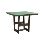 Hudson 40" x 40" Square Table - Dining Height Rockwood Outdoor Furniture MGP Mint MGP Clay 