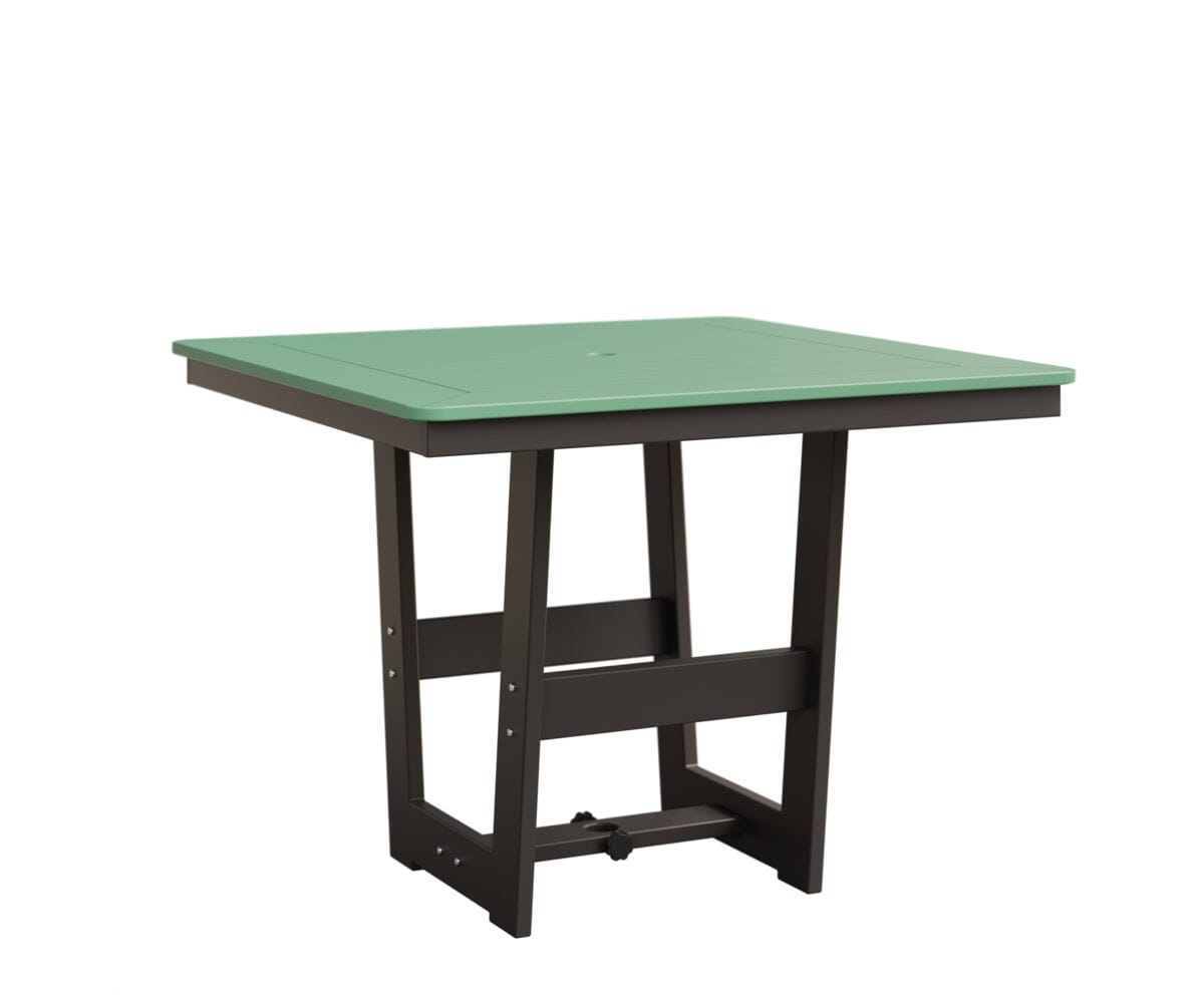 Hudson 40" x 40" Square Table - Dining Height Rockwood Outdoor Furniture MGP Mint MGP Graphite 