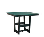 Hudson 40" x 40" Square Table - Dining Height Rockwood Outdoor Furniture MGP Teal MGP Berry 