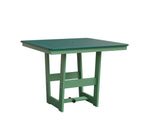 Hudson 40" x 40" Square Table - Dining Height Rockwood Outdoor Furniture MGP Teal MGP Mint 