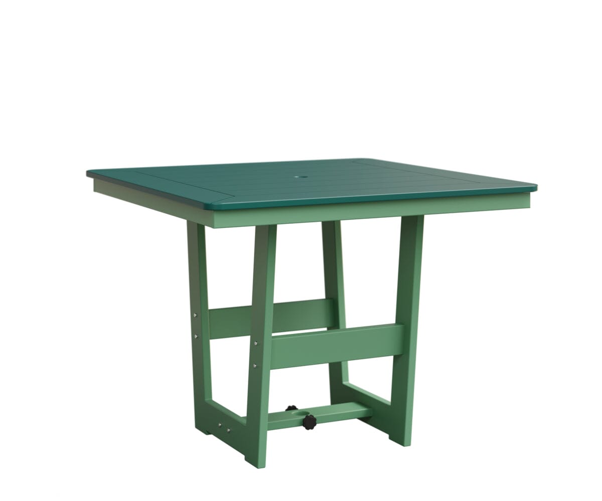 Hudson 40" x 40" Square Table - Dining Height Rockwood Outdoor Furniture MGP Teal MGP Mint 