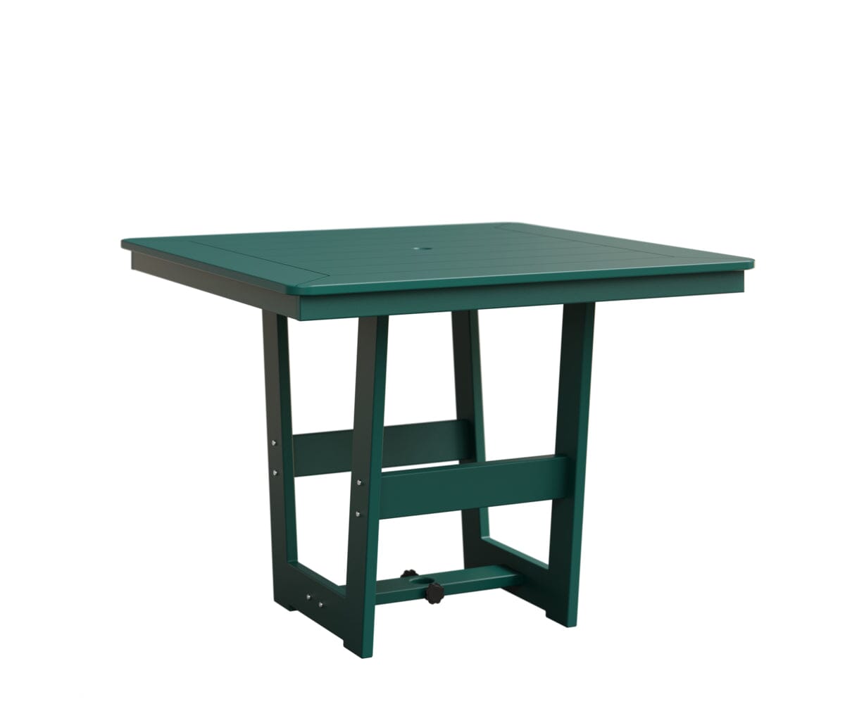 Hudson 40" x 40" Square Table - Dining Height Rockwood Outdoor Furniture MGP Teal MGP Teal 