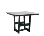 Hudson 40" x 40" Square Table - Dining Height Rockwood Outdoor Furniture MGP White MGP Berry 