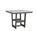 Hudson 40" x 40" Square Table - Dining Height Rockwood Outdoor Furniture MGP White MGP Fog 