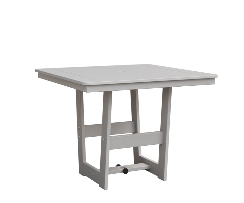 Hudson 40" x 40" Square Table - Dining Height Rockwood Outdoor Furniture MGP White MGP White 