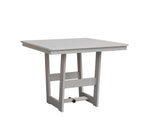 Hudson 40" x 40" Square Table - Dining Height Rockwood Outdoor Furniture MGP White MGP White 