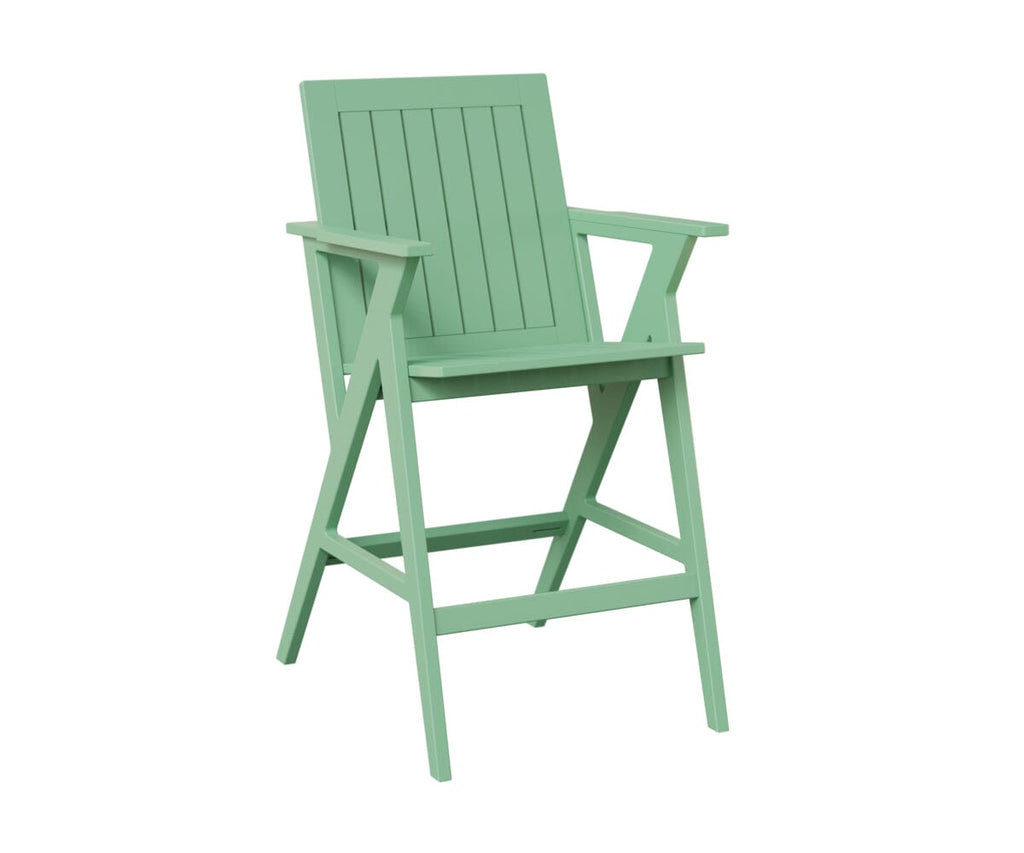 Kinsley Bar Arm Chair Rockwood Outdoor Furniture MGP Mint 