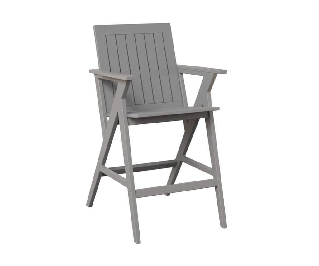 Kinsley Bar Arm Chair Rockwood Outdoor Furniture MGP Fog 