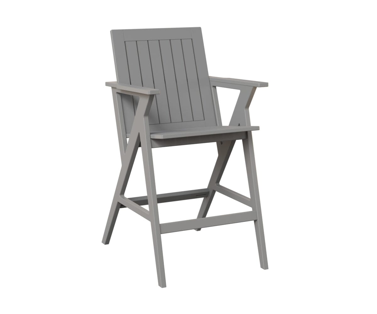 Kinsley Bar Arm Chair Rockwood Outdoor Furniture MGP Fog 